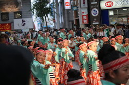 高知県のよさこいチーム「ほにやっこ」