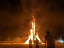 向田の火祭2025(石川県七尾市能登島)