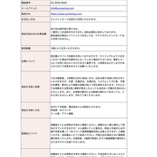 特定商取引法に基づく表示